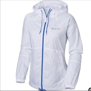 NWOT Columbia Womens Patterned Windbreaker Jacket